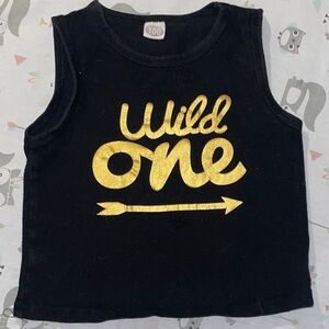 1st Birthday “Wild One” 12 Month Tank Top “Baby”